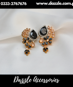 Trendy Black Earrings