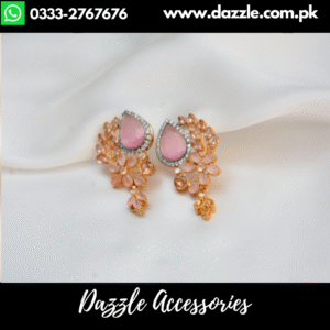 Trendy Pink Earrings