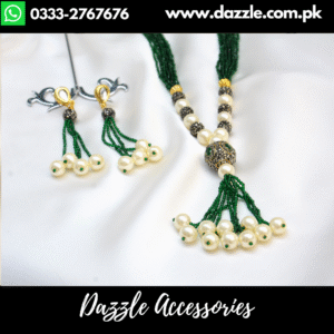 Vintage Classy Emerald Maala