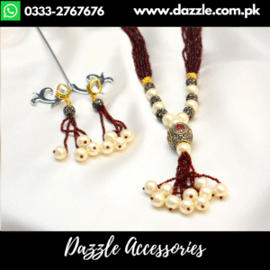 Vintage Classy Maroon Maala