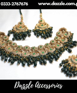Antique Green Bridal Jewelry Set