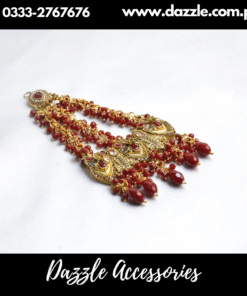 Antique Maroon Bridal Jhoomar
