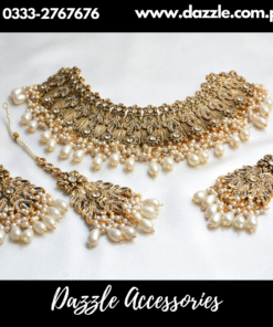 Antique Pearl Bridal Jewelry Set for Wedding