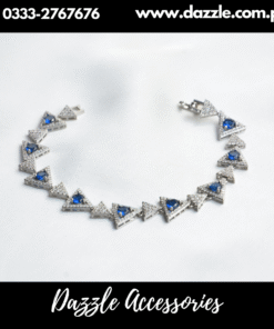 Blue Silver Girls Bracelet for her