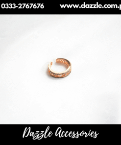 Gold Plated Adjustable Ladies Band Ring