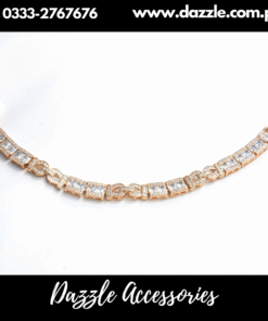 Gold Plated Zirconia Tennis Bracelet