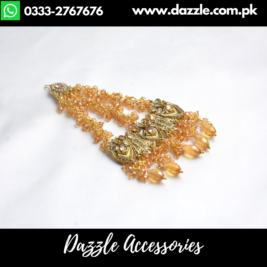 Golden Antique Bridal Jhoomar