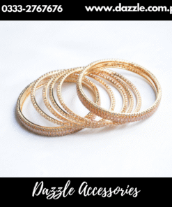 Golden Bangles Set for Party Size