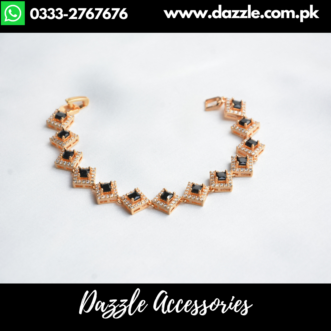 Golden Black Girls Bracelet