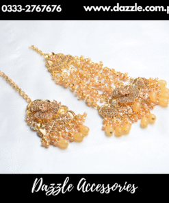 Golden Jhoomar with Bindiya