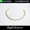Light Golden Tennis Bracelet for girls