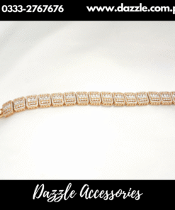 High-Quality Gold Plated Tennis Bracelet