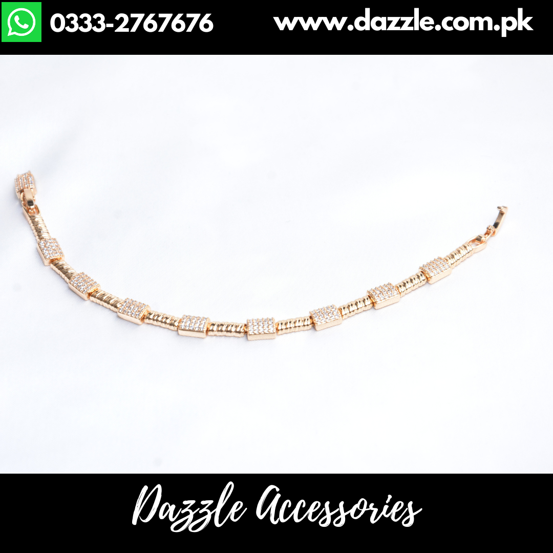 Premium Gold Plated Tennis Bracelet