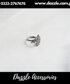 Purple Silver Plated Adjustable Size