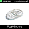 Silver Mint Bangles Set Size