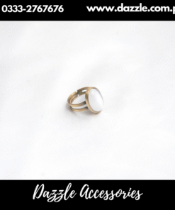 Silver Zirconia Adjustable Ring