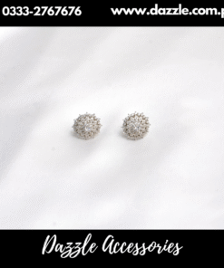 Silver Zirconia Stud Earrings