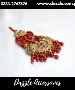 Traditional Maroon Bridal Jhoomar