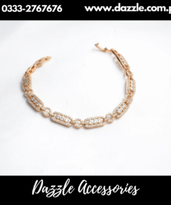 Unique Gold Plated Tennis Bracelet for her