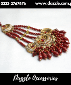 Vintage Maroon Side Jhoomar