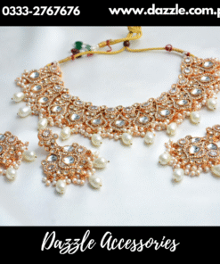 White Pearl Kundan Bridal Set