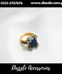 Blue Statement Ladies Ring