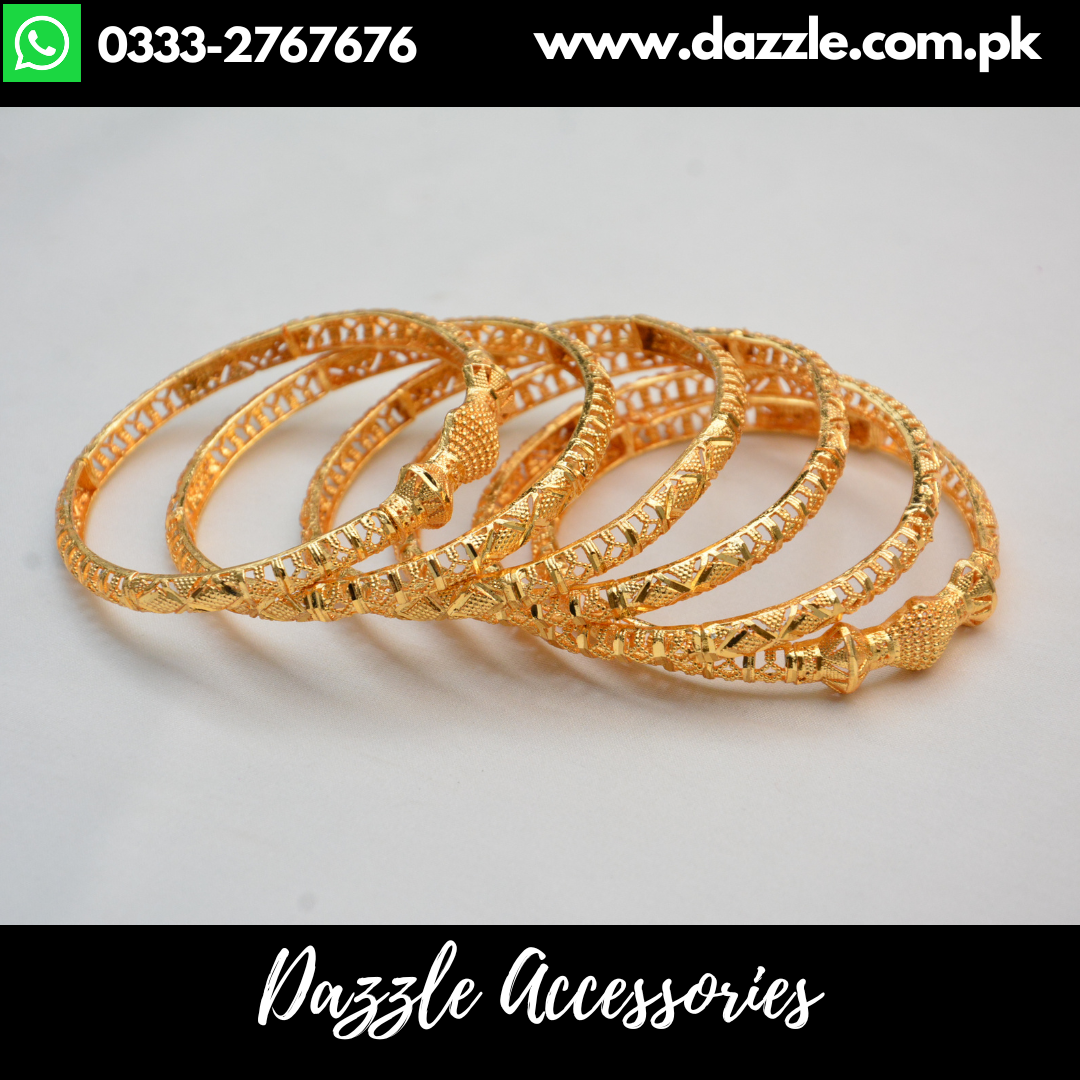 Gold Look Bangles Set