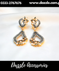 Gorgeous Black zirconia Earrings