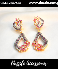 Gorgeous Ruby zirconia Earrings