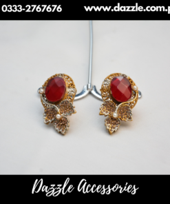 Maroon Turkish Tops Earrings