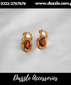 Maroon Turkish Tops Earrings