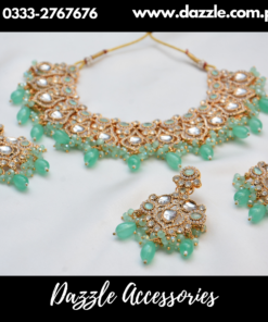 Mint Kundan Bridal Set