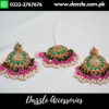 Multi Color Satement Earrings with Bindiya