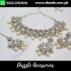 Pearl Silver Kundan Bridal Set