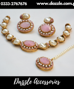 Pink Mother Pearl Turkish Set