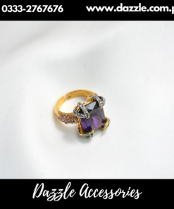 Purple Gold Plated Adjustable Size