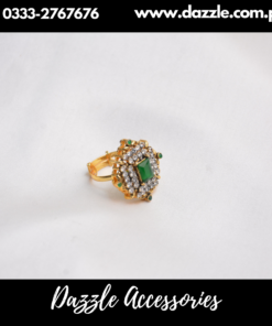 Decent zircon green ring