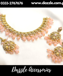 Elegant Vintage Pink Pearl Set