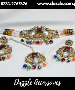 Multi Color Turkish Choker for Mehndi