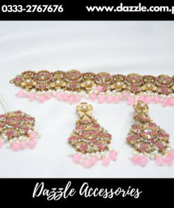 Pink Antique Turkish Choker Set
