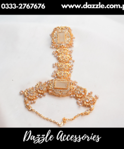 Radiant kundan Gold Angla