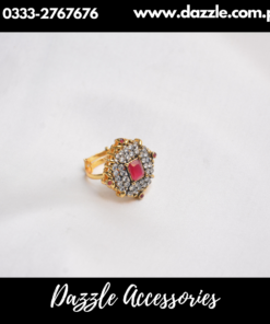 Ruby Zircon Ruby Ring