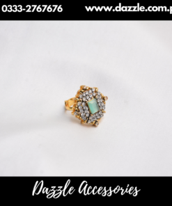 decent zircon ice blue ring