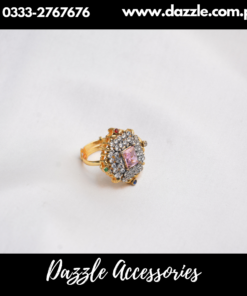 decent zircon pink ring