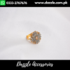 elegant zircon champagne ring