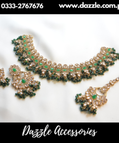 Antique Green Necklace Set