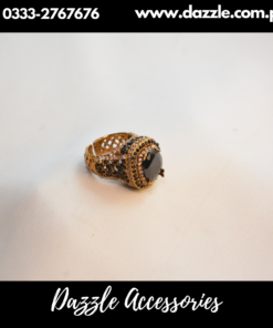 Black Antique Turkish Ring Adjustable Size