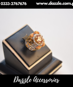 Champagne Statement Adjustable Ladies Ring