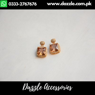 Champagne Stud Earrings for girls