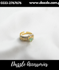 Mint Golden Two Tone Ladies Ring Adjustable Size